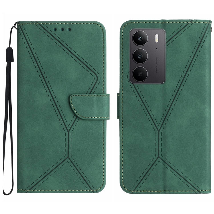 เย็บเคสโทรศัพท์หนังนูน, For Realme C75 5G, For Realme 14 5G Global / P3 5G Global, For Realme P3 Pro 5G Global, For Realme 14 Pro+ 5G, For Realme C75 4G, For Realme 13+ 5G Global, For Realme 13 Pro 5G / 13 Pro+ 5G, For Realme C63 4G Global/ C61