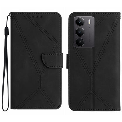 เย็บเคสโทรศัพท์หนังนูน, For Realme C75 5G, For Realme 14 5G Global / P3 5G Global, For Realme P3 Pro 5G Global, For Realme 14 Pro+ 5G, For Realme C75 4G, For Realme 13+ 5G Global, For Realme 13 Pro 5G / 13 Pro+ 5G, For Realme C63 4G Global/ C61