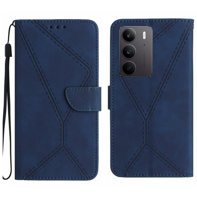 เย็บเคสโทรศัพท์หนังนูน, For Realme C75 5G, For Realme 14 5G Global / P3 5G Global, For Realme P3 Pro 5G Global, For Realme 14 Pro+ 5G, For Realme C75 4G, For Realme 13+ 5G Global, For Realme 13 Pro 5G / 13 Pro+ 5G, For Realme C63 4G Global/ C61