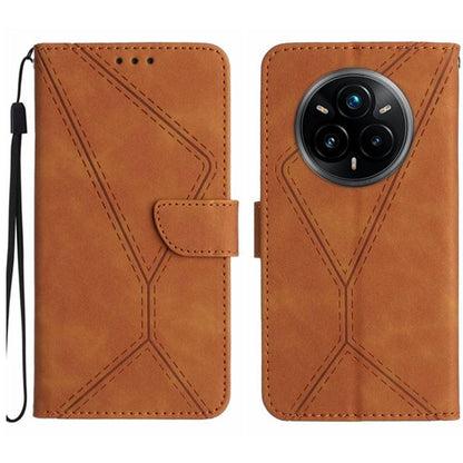 เย็บเคสโทรศัพท์หนังนูน, For Realme C75 5G, For Realme 14 5G Global / P3 5G Global, For Realme P3 Pro 5G Global, For Realme 14 Pro+ 5G, For Realme C75 4G, For Realme 13+ 5G Global, For Realme 13 Pro 5G / 13 Pro+ 5G, For Realme C63 4G Global/ C61
