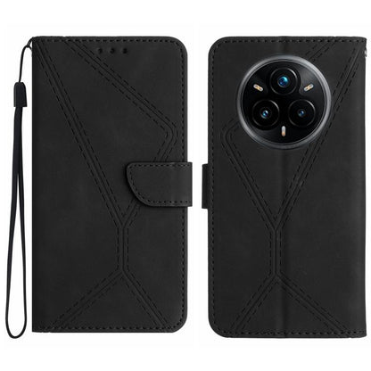 เย็บเคสโทรศัพท์หนังนูน, For Realme C75 5G, For Realme 14 5G Global / P3 5G Global, For Realme P3 Pro 5G Global, For Realme 14 Pro+ 5G, For Realme C75 4G, For Realme 13+ 5G Global, For Realme 13 Pro 5G / 13 Pro+ 5G, For Realme C63 4G Global/ C61