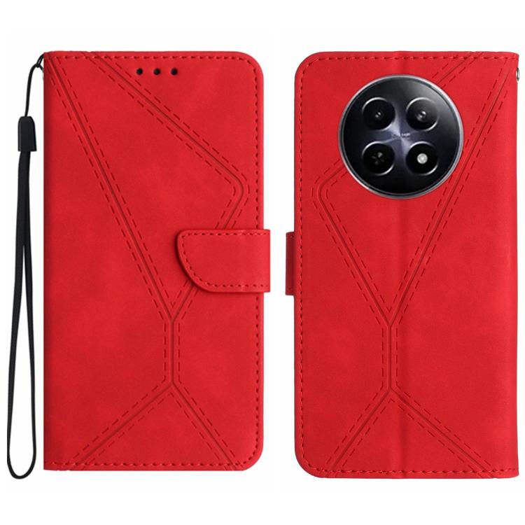 เย็บเคสโทรศัพท์หนังนูน, For Realme C75 5G, For Realme 14 5G Global / P3 5G Global, For Realme P3 Pro 5G Global, For Realme 14 Pro+ 5G, For Realme C75 4G, For Realme 13+ 5G Global, For Realme 13 Pro 5G / 13 Pro+ 5G, For Realme C63 4G Global/ C61