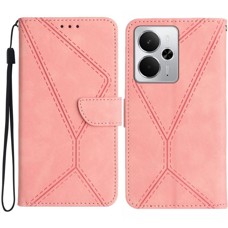 เย็บเคสโทรศัพท์หนังนูน, For Realme C75 5G, For Realme 14 5G Global / P3 5G Global, For Realme P3 Pro 5G Global, For Realme 14 Pro+ 5G, For Realme C75 4G, For Realme 13+ 5G Global, For Realme 13 Pro 5G / 13 Pro+ 5G, For Realme C63 4G Global/ C61