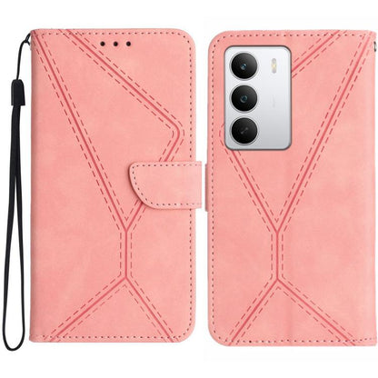 เย็บเคสโทรศัพท์หนังนูน, For Realme C75 5G, For Realme 14 5G Global / P3 5G Global, For Realme P3 Pro 5G Global, For Realme 14 Pro+ 5G, For Realme C75 4G, For Realme 13+ 5G Global, For Realme 13 Pro 5G / 13 Pro+ 5G, For Realme C63 4G Global/ C61