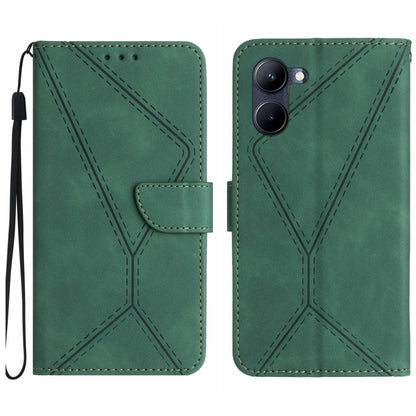 เย็บเคสโทรศัพท์หนังนูน, For vivo V50 5G Global, For vivo Y03 4G, For vivo Y200e / Y100 IDN / V30 Lite India 5G, For vivo Y78+