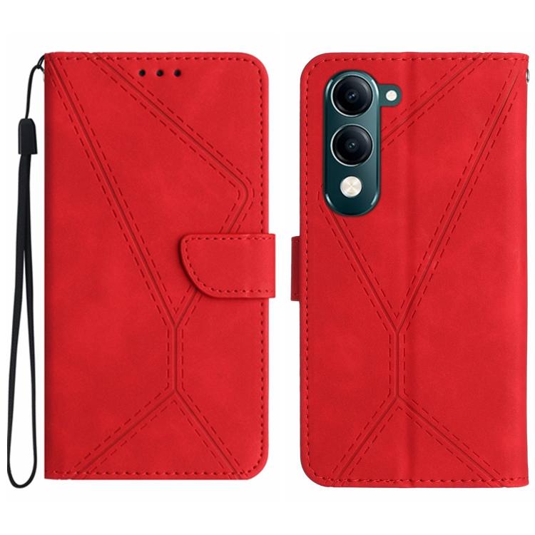 เย็บเคสโทรศัพท์หนังนูน, For vivo V70 FE 5G, For vivo V70 5G Global / V70 Elite 5G, For vivo V60 Lite 5G, For vivo V60 5G, For vivo Y39 5G Global, For vivo V50 Lite 5G, For vivo Y04 4G / Y29s 5G, For vivo Y29 4G Global
