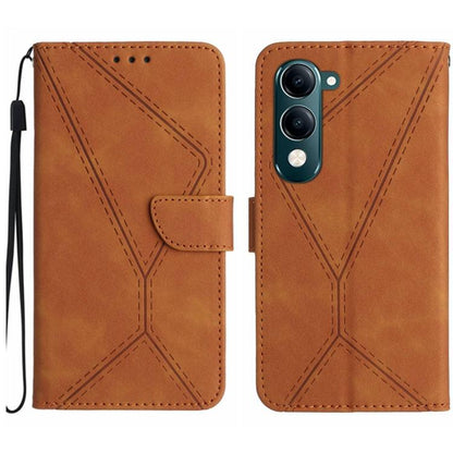 เย็บเคสโทรศัพท์หนังนูน, For vivo V70 FE 5G, For vivo V70 5G Global / V70 Elite 5G, For vivo V60 Lite 5G, For vivo V60 5G, For vivo Y39 5G Global, For vivo V50 Lite 5G, For vivo Y04 4G / Y29s 5G, For vivo Y29 4G Global