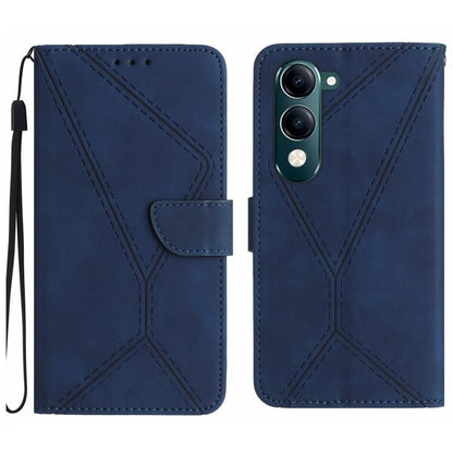 เย็บเคสโทรศัพท์หนังนูน, For vivo V70 FE 5G, For vivo V70 5G Global / V70 Elite 5G, For vivo V60 Lite 5G, For vivo V60 5G, For vivo Y39 5G Global, For vivo V50 Lite 5G, For vivo Y04 4G / Y29s 5G, For vivo Y29 4G Global