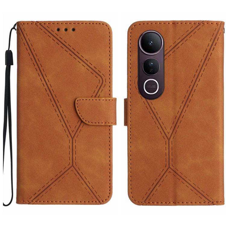 เย็บเคสโทรศัพท์หนังนูน, For vivo V70 FE 5G, For vivo V70 5G Global / V70 Elite 5G, For vivo V60 Lite 5G, For vivo V60 5G, For vivo Y39 5G Global, For vivo V50 Lite 5G, For vivo Y04 4G / Y29s 5G, For vivo Y29 4G Global