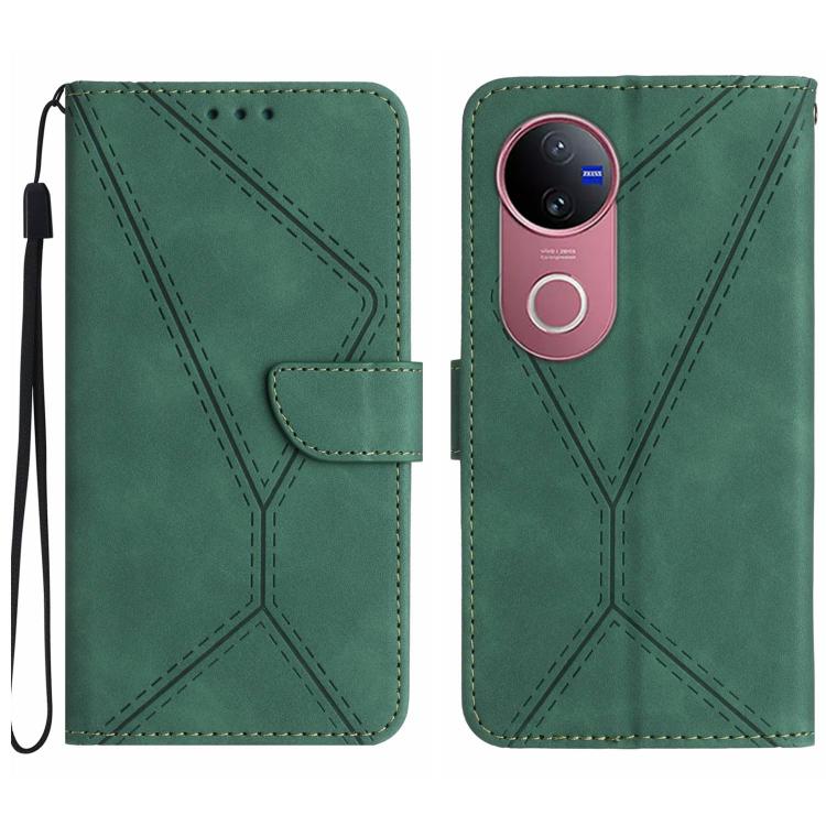 เย็บเคสโทรศัพท์หนังนูน, For vivo V50 5G Global, For vivo Y03 4G, For vivo Y200e / Y100 IDN / V30 Lite India 5G, For vivo Y78+