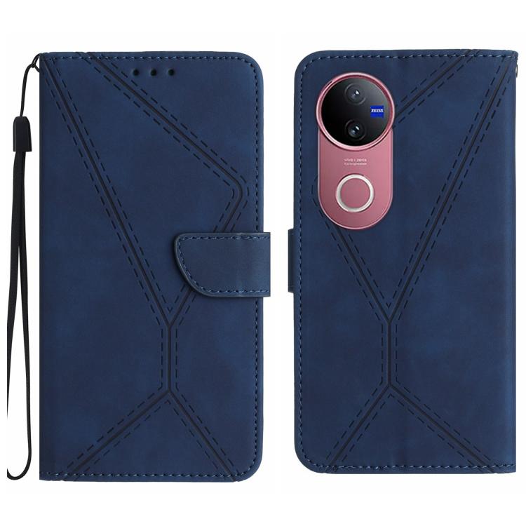 เย็บเคสโทรศัพท์หนังนูน, For vivo V50 5G Global, For vivo Y03 4G, For vivo Y200e / Y100 IDN / V30 Lite India 5G, For vivo Y78+