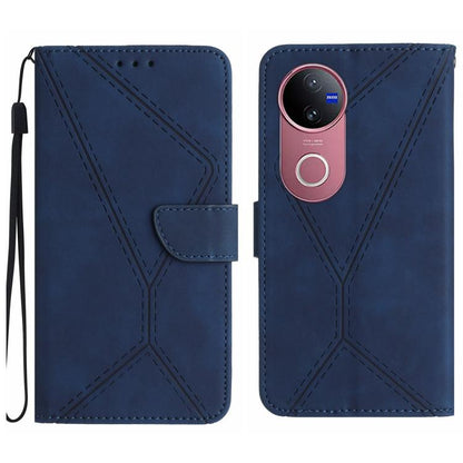 เย็บเคสโทรศัพท์หนังนูน, For vivo V50 5G Global, For vivo Y03 4G, For vivo Y200e / Y100 IDN / V30 Lite India 5G, For vivo Y78+