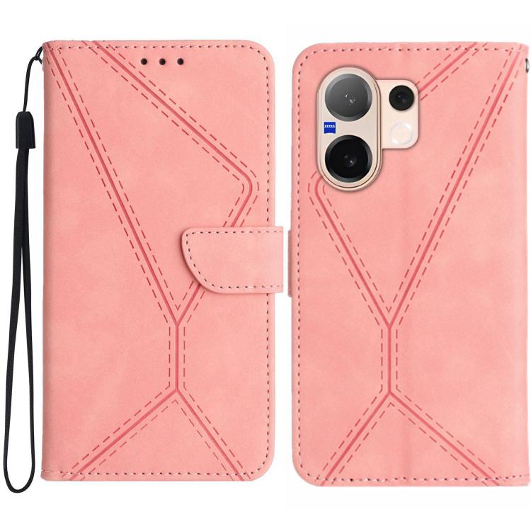 เย็บเคสโทรศัพท์หนังนูน, For vivo V70 FE 5G, For vivo V70 5G Global / V70 Elite 5G, For vivo V60 Lite 5G, For vivo V60 5G, For vivo Y39 5G Global, For vivo V50 Lite 5G, For vivo Y04 4G / Y29s 5G, For vivo Y29 4G Global