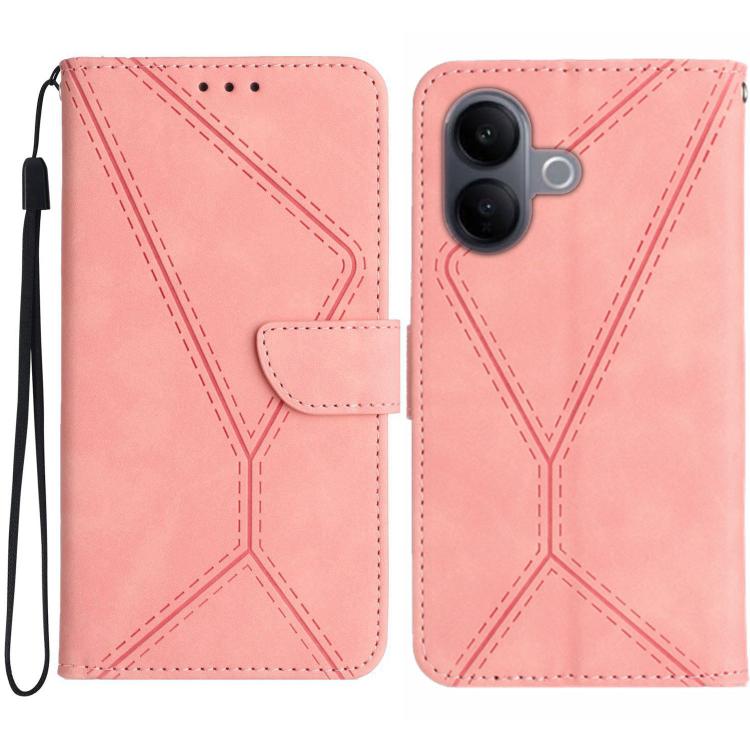 เย็บเคสโทรศัพท์หนังนูน, For vivo V70 FE 5G, For vivo V70 5G Global / V70 Elite 5G, For vivo V60 Lite 5G, For vivo V60 5G, For vivo Y39 5G Global, For vivo V50 Lite 5G, For vivo Y04 4G / Y29s 5G, For vivo Y29 4G Global