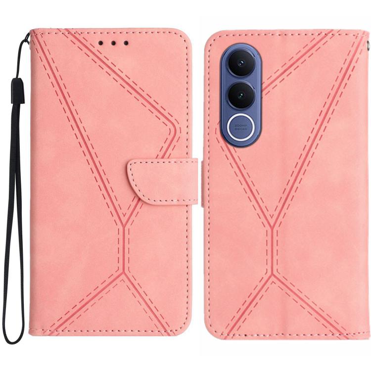 เย็บเคสโทรศัพท์หนังนูน, For vivo V70 FE 5G, For vivo V70 5G Global / V70 Elite 5G, For vivo V60 Lite 5G, For vivo V60 5G, For vivo Y39 5G Global, For vivo V50 Lite 5G, For vivo Y04 4G / Y29s 5G, For vivo Y29 4G Global