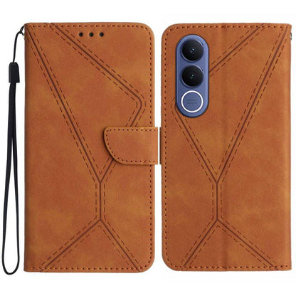 เย็บเคสโทรศัพท์หนังนูน, For vivo V70 FE 5G, For vivo V70 5G Global / V70 Elite 5G, For vivo V60 Lite 5G, For vivo V60 5G, For vivo Y39 5G Global, For vivo V50 Lite 5G, For vivo Y04 4G / Y29s 5G, For vivo Y29 4G Global