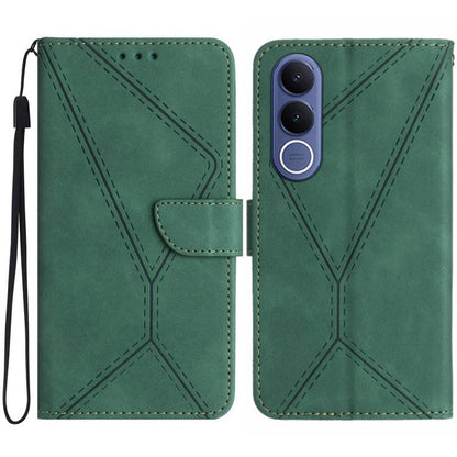 เย็บเคสโทรศัพท์หนังนูน, For vivo V70 FE 5G, For vivo V70 5G Global / V70 Elite 5G, For vivo V60 Lite 5G, For vivo V60 5G, For vivo Y39 5G Global, For vivo V50 Lite 5G, For vivo Y04 4G / Y29s 5G, For vivo Y29 4G Global