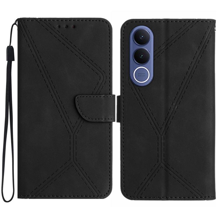 เย็บเคสโทรศัพท์หนังนูน, For vivo V70 FE 5G, For vivo V70 5G Global / V70 Elite 5G, For vivo V60 Lite 5G, For vivo V60 5G, For vivo Y39 5G Global, For vivo V50 Lite 5G, For vivo Y04 4G / Y29s 5G, For vivo Y29 4G Global