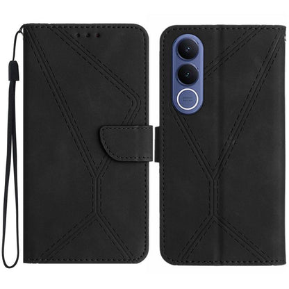 เย็บเคสโทรศัพท์หนังนูน, For vivo V70 FE 5G, For vivo V70 5G Global / V70 Elite 5G, For vivo V60 Lite 5G, For vivo V60 5G, For vivo Y39 5G Global, For vivo V50 Lite 5G, For vivo Y04 4G / Y29s 5G, For vivo Y29 4G Global
