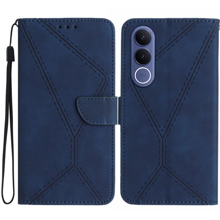 เย็บเคสโทรศัพท์หนังนูน, For vivo V70 FE 5G, For vivo V70 5G Global / V70 Elite 5G, For vivo V60 Lite 5G, For vivo V60 5G, For vivo Y39 5G Global, For vivo V50 Lite 5G, For vivo Y04 4G / Y29s 5G, For vivo Y29 4G Global
