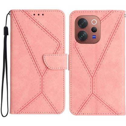 เย็บเคสโทรศัพท์หนังนูน, For vivo V70 FE 5G, For vivo V70 5G Global / V70 Elite 5G, For vivo V60 Lite 5G, For vivo V60 5G, For vivo Y39 5G Global, For vivo V50 Lite 5G, For vivo Y04 4G / Y29s 5G, For vivo Y29 4G Global