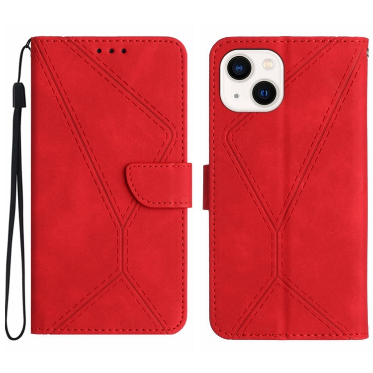 เย็บเคสโทรศัพท์หนังนูน, For iPhone 16, For iPhone 15 Pro Max, For iPhone 15 Pro, For iPhone 15 Plus, For iPhone 15