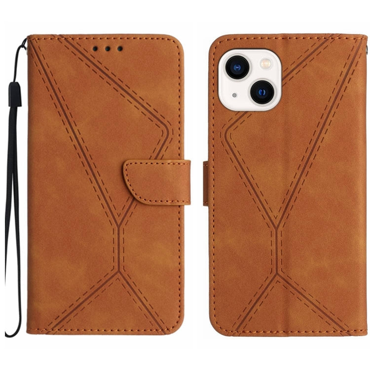 เย็บเคสโทรศัพท์หนังนูน, For iPhone 16, For iPhone 15 Pro Max, For iPhone 15 Pro, For iPhone 15 Plus, For iPhone 15