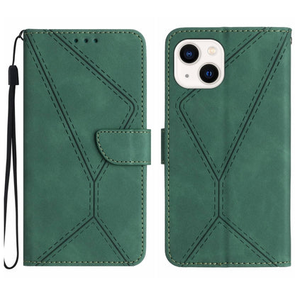 เย็บเคสโทรศัพท์หนังนูน, For iPhone 16, For iPhone 15 Pro Max, For iPhone 15 Pro, For iPhone 15 Plus, For iPhone 15