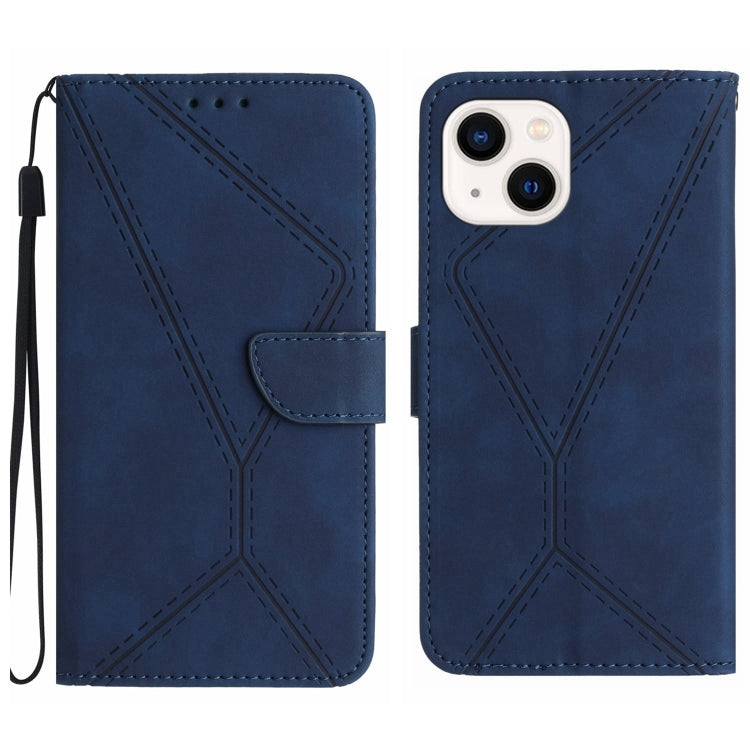 เย็บเคสโทรศัพท์หนังนูน, For iPhone 16, For iPhone 15 Pro Max, For iPhone 15 Pro, For iPhone 15 Plus, For iPhone 15