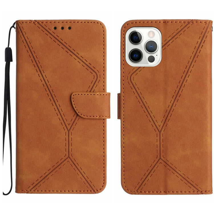 เย็บเคสโทรศัพท์หนังนูน, For iPhone 16, For iPhone 15 Pro Max, For iPhone 15 Pro, For iPhone 15 Plus, For iPhone 15