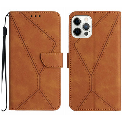 เย็บเคสโทรศัพท์หนังนูน, For iPhone 16, For iPhone 15 Pro Max, For iPhone 15 Pro, For iPhone 15 Plus, For iPhone 15
