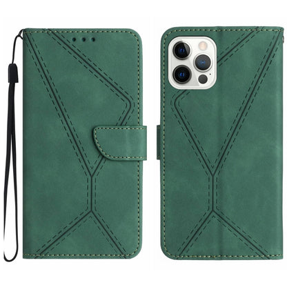 เย็บเคสโทรศัพท์หนังนูน, For iPhone 16, For iPhone 15 Pro Max, For iPhone 15 Pro, For iPhone 15 Plus, For iPhone 15