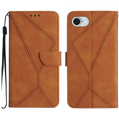 เย็บเคสโทรศัพท์หนังนูน, For iPhone 17e / 16e, For iPhone 17 Pro Max, For iPhone 17 Pro, For iPhone 17, For iPhone Air, For iPhone 16 Pro Max, For iPhone 16 Pro, For iPhone 16 Plus