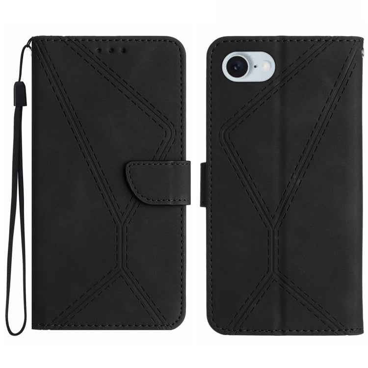 เย็บเคสโทรศัพท์หนังนูน, For iPhone 17e / 16e, For iPhone 17 Pro Max, For iPhone 17 Pro, For iPhone 17, For iPhone Air, For iPhone 16 Pro Max, For iPhone 16 Pro, For iPhone 16 Plus