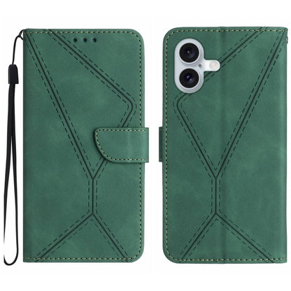 เย็บเคสโทรศัพท์หนังนูน, For iPhone 17e / 16e, For iPhone 17 Pro Max, For iPhone 17 Pro, For iPhone 17, For iPhone Air, For iPhone 16 Pro Max, For iPhone 16 Pro, For iPhone 16 Plus