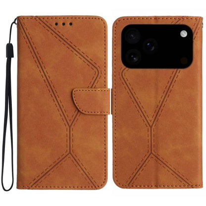 เย็บเคสโทรศัพท์หนังนูน, For iPhone 17e / 16e, For iPhone 17 Pro Max, For iPhone 17 Pro, For iPhone 17, For iPhone Air, For iPhone 16 Pro Max, For iPhone 16 Pro, For iPhone 16 Plus