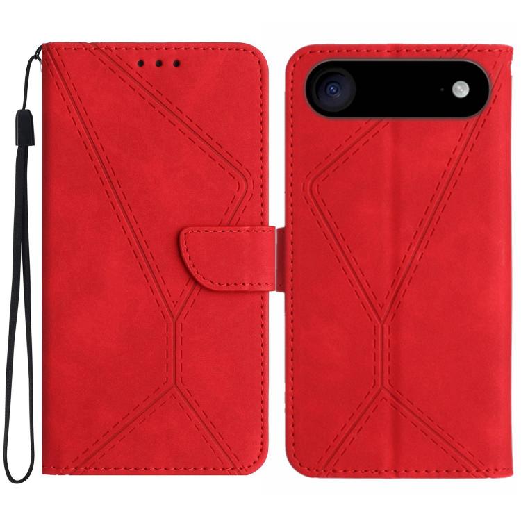 เย็บเคสโทรศัพท์หนังนูน, For iPhone 17e / 16e, For iPhone 17 Pro Max, For iPhone 17 Pro, For iPhone 17, For iPhone Air, For iPhone 16 Pro Max, For iPhone 16 Pro, For iPhone 16 Plus