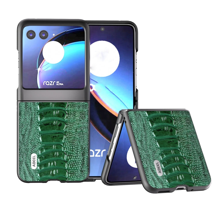 เคสโทรศัพท์หนังแท้ ABEL รุ่น Weilai, For Motorola Razr 60 Ultra, For Motorola Razr 50 Ultra, For Motorola Razr 50, For Motorola Razr 40, For Motorola Razr 40 Ultra