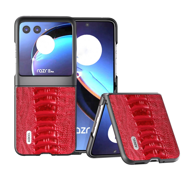 เคสโทรศัพท์หนังแท้ ABEL รุ่น Weilai, For Motorola Razr 60 Ultra, For Motorola Razr 50 Ultra, For Motorola Razr 50, For Motorola Razr 40, For Motorola Razr 40 Ultra