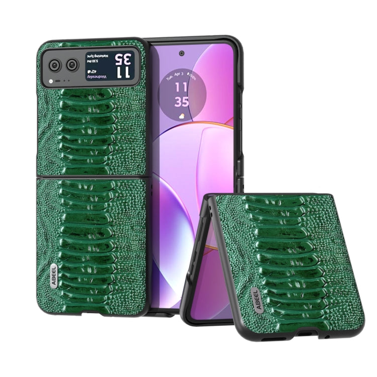 เคสโทรศัพท์หนังแท้ ABEL รุ่น Weilai, For Motorola Razr 60 Ultra, For Motorola Razr 50 Ultra, For Motorola Razr 50, For Motorola Razr 40, For Motorola Razr 40 Ultra