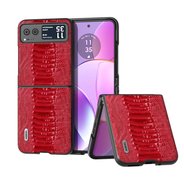 เคสโทรศัพท์หนังแท้ ABEL รุ่น Weilai, For Motorola Razr 60 Ultra, For Motorola Razr 50 Ultra, For Motorola Razr 50, For Motorola Razr 40, For Motorola Razr 40 Ultra