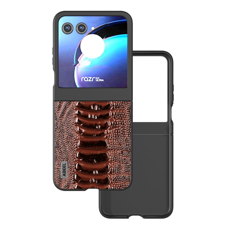 เคสโทรศัพท์หนังแท้ ABEL รุ่น Weilai, For Motorola Razr 60 Ultra, For Motorola Razr 50 Ultra, For Motorola Razr 50, For Motorola Razr 40, For Motorola Razr 40 Ultra