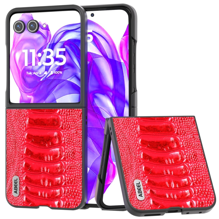 เคสโทรศัพท์หนังแท้ ABEL รุ่น Weilai, For Motorola Razr 60 Ultra, For Motorola Razr 50 Ultra, For Motorola Razr 50, For Motorola Razr 40, For Motorola Razr 40 Ultra