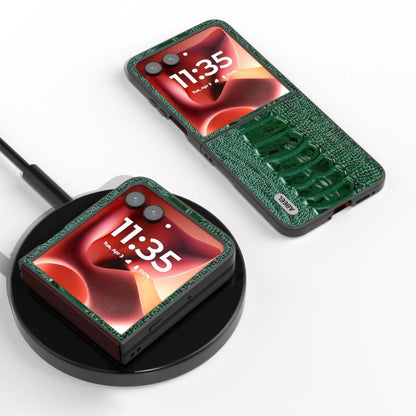 เคสโทรศัพท์หนังแท้ ABEL รุ่น Weilai, For Motorola Razr 60 Ultra, For Motorola Razr 50 Ultra, For Motorola Razr 50, For Motorola Razr 40, For Motorola Razr 40 Ultra
