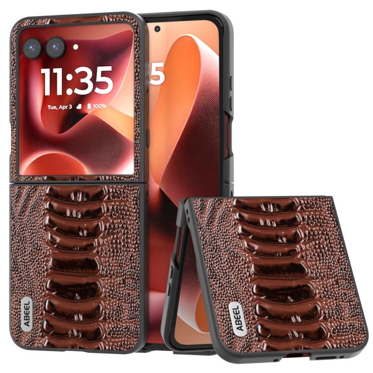 เคสโทรศัพท์หนังแท้ ABEL รุ่น Weilai, For Motorola Razr 60 Ultra, For Motorola Razr 50 Ultra, For Motorola Razr 50, For Motorola Razr 40, For Motorola Razr 40 Ultra