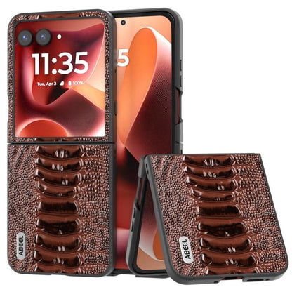 เคสโทรศัพท์หนังแท้ ABEL รุ่น Weilai, For Motorola Razr 60 Ultra, For Motorola Razr 50 Ultra, For Motorola Razr 50, For Motorola Razr 40, For Motorola Razr 40 Ultra
