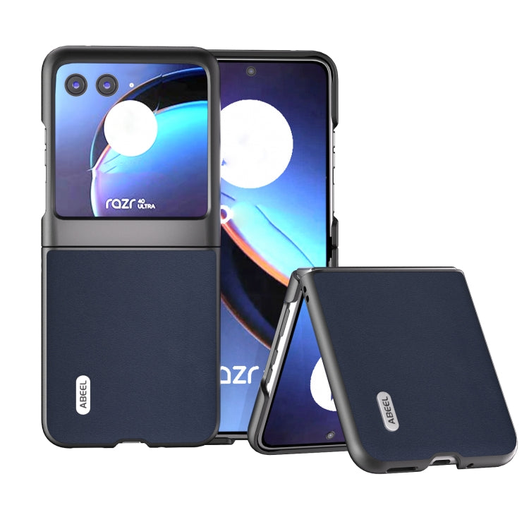 ซองโทรศัพท์หนังแท้ ABEL รุ่น Xiaoya, For Motorola Razr 60 Ultra, For Motorola Razr 50, For Motorola Razr 40, For Motorola Razr 40 Ultra