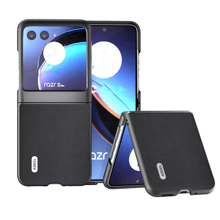 ซองโทรศัพท์หนังแท้ ABEL รุ่น Xiaoya, For Motorola Razr 60 Ultra, For Motorola Razr 50, For Motorola Razr 40, For Motorola Razr 40 Ultra