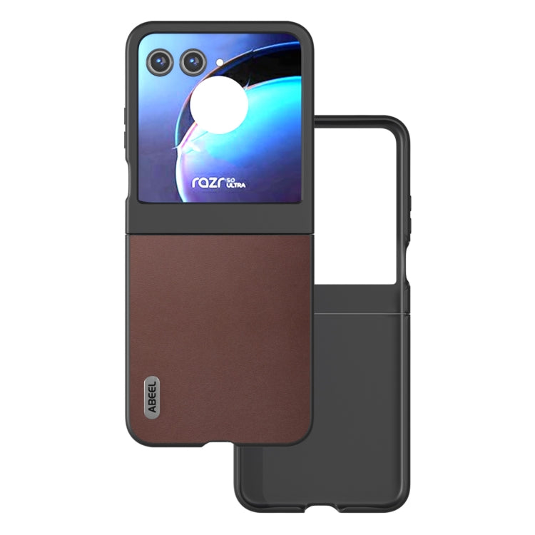 ซองโทรศัพท์หนังแท้ ABEL รุ่น Xiaoya, For Motorola Razr 60 Ultra, For Motorola Razr 50, For Motorola Razr 40, For Motorola Razr 40 Ultra