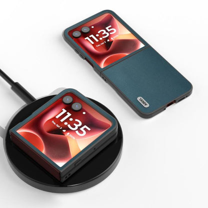 ซองโทรศัพท์หนังแท้ ABEL รุ่น Xiaoya, For Motorola Razr 60 Ultra, For Motorola Razr 50, For Motorola Razr 40, For Motorola Razr 40 Ultra